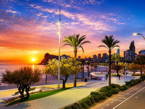 Playa de Poniente, Benidorm